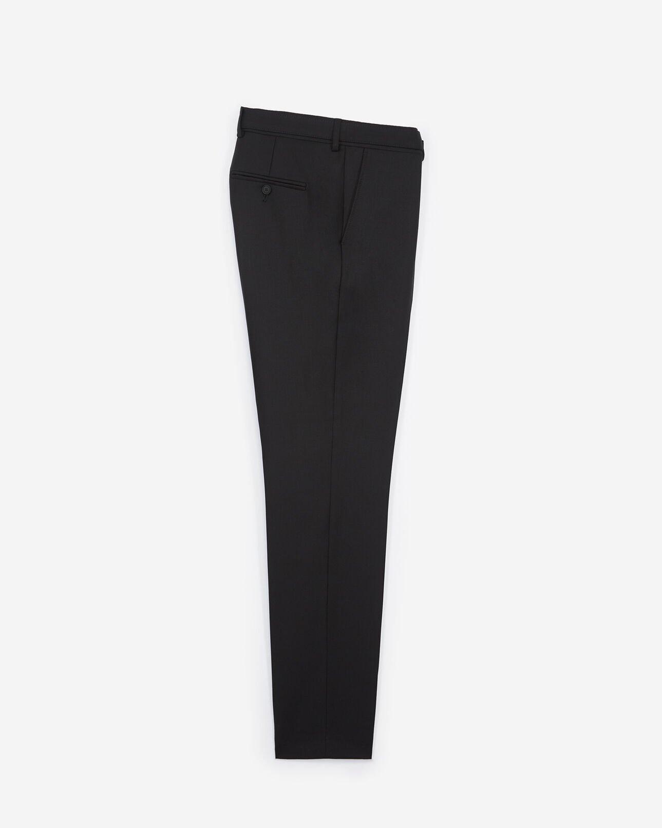 The Kooples HOMME BLACK pantalon de costume super 100's