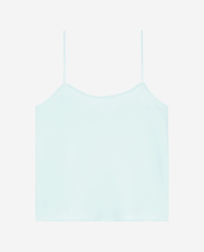 The Kooples FEMME BABY BLUE caraco bleu clair