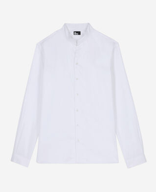 The Kooples H WHITE white twill formal shirt