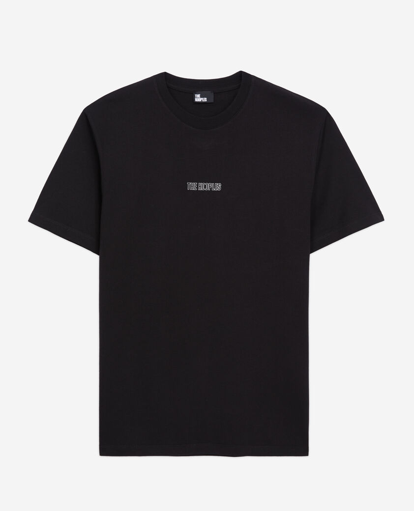 The Kooples HOMME BLACK t-shirt homme noir avec logo