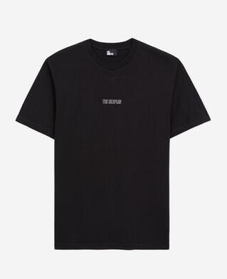 The Kooples HERREN BLACK schwarzes t-shirt herren mit logo