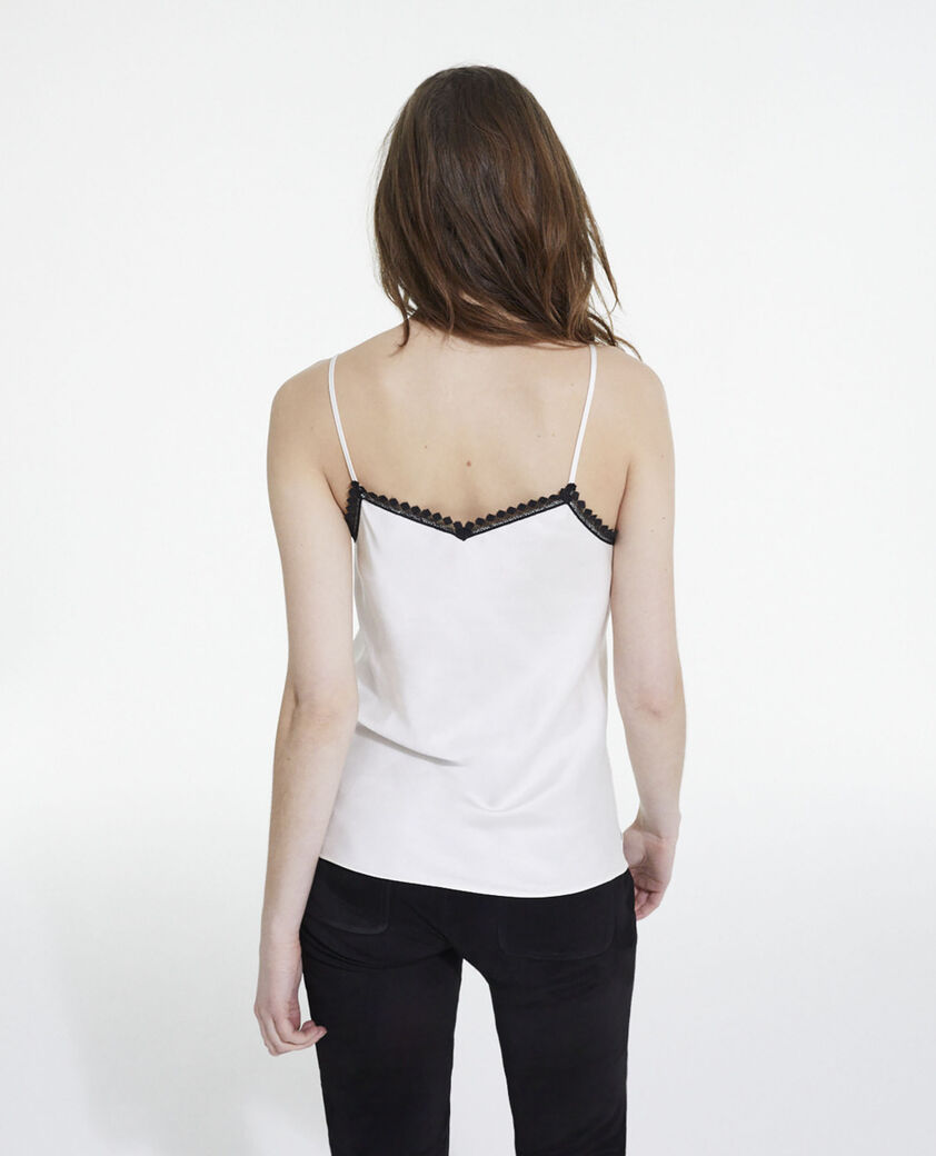 The Kooples FEMME WHITE caraco blanc