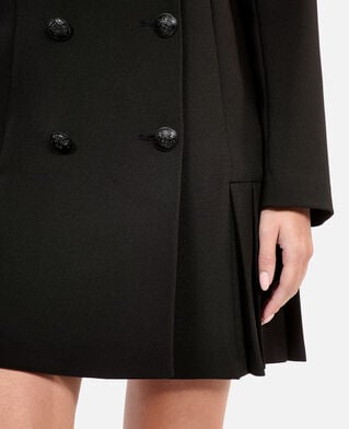 The Kooples FEMME BLACK robe tailleur courte noire