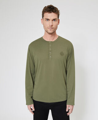 The Kooples HERREN FORET langarmshirt gr&uuml;n
