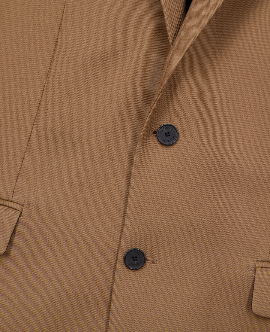 The Kooples HOMME CAMEL veste camel en laine