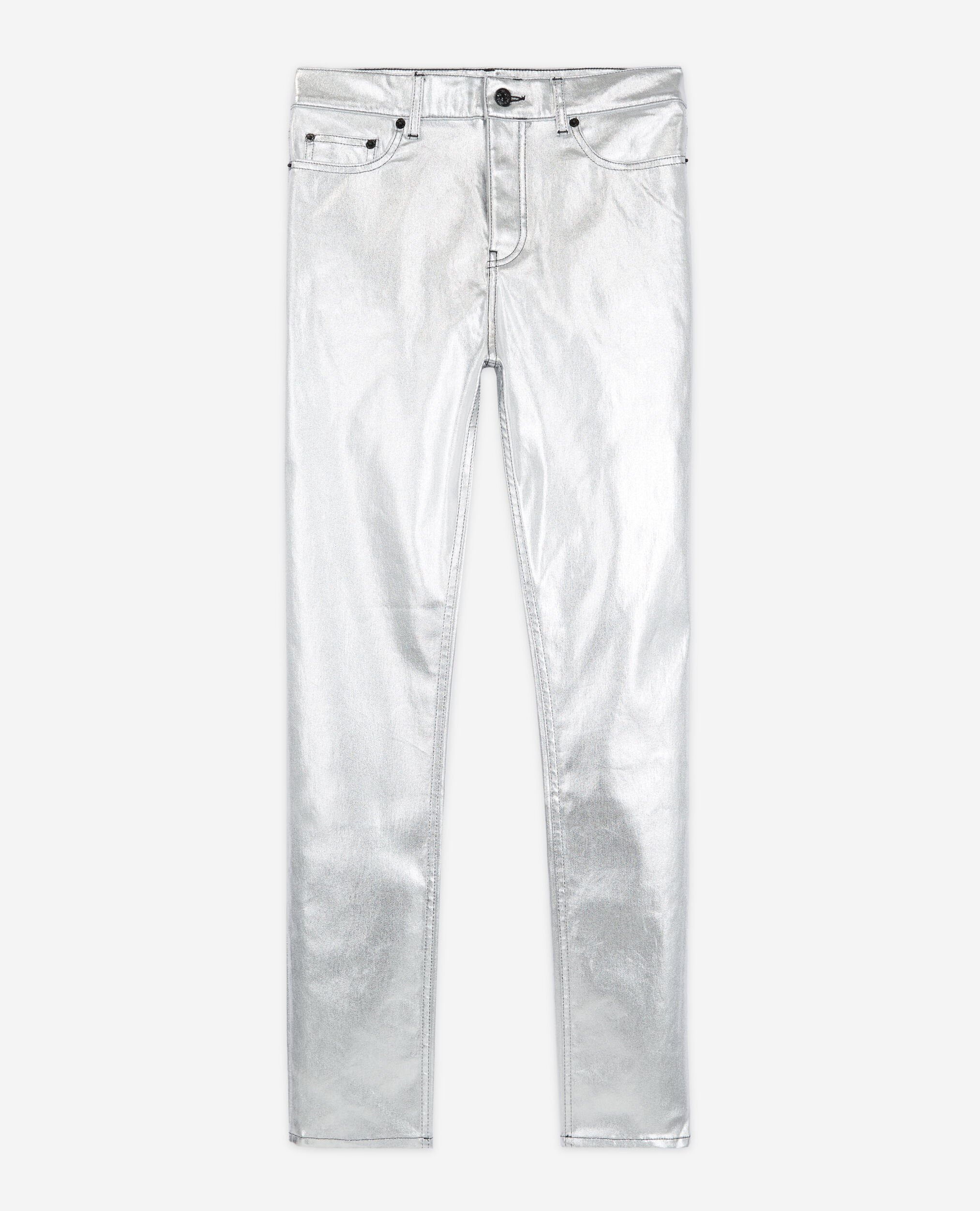 Slim gray jeans, SILVER, hi-res image number null