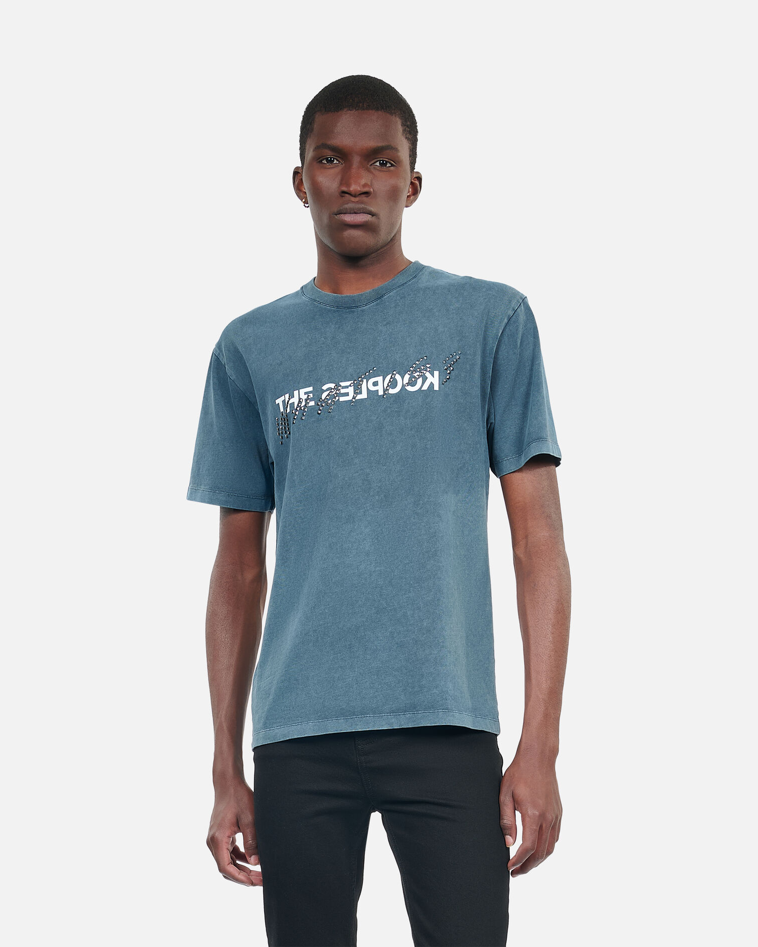 T-shirt What is avec clous bleu, DARK BLUE, hi-res image number null