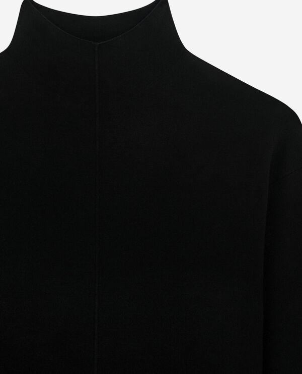The Kooples FEMME BLACK pull col cheminée noir