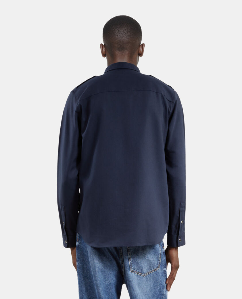 The Kooples HOMME NAVY chemise bleu marine