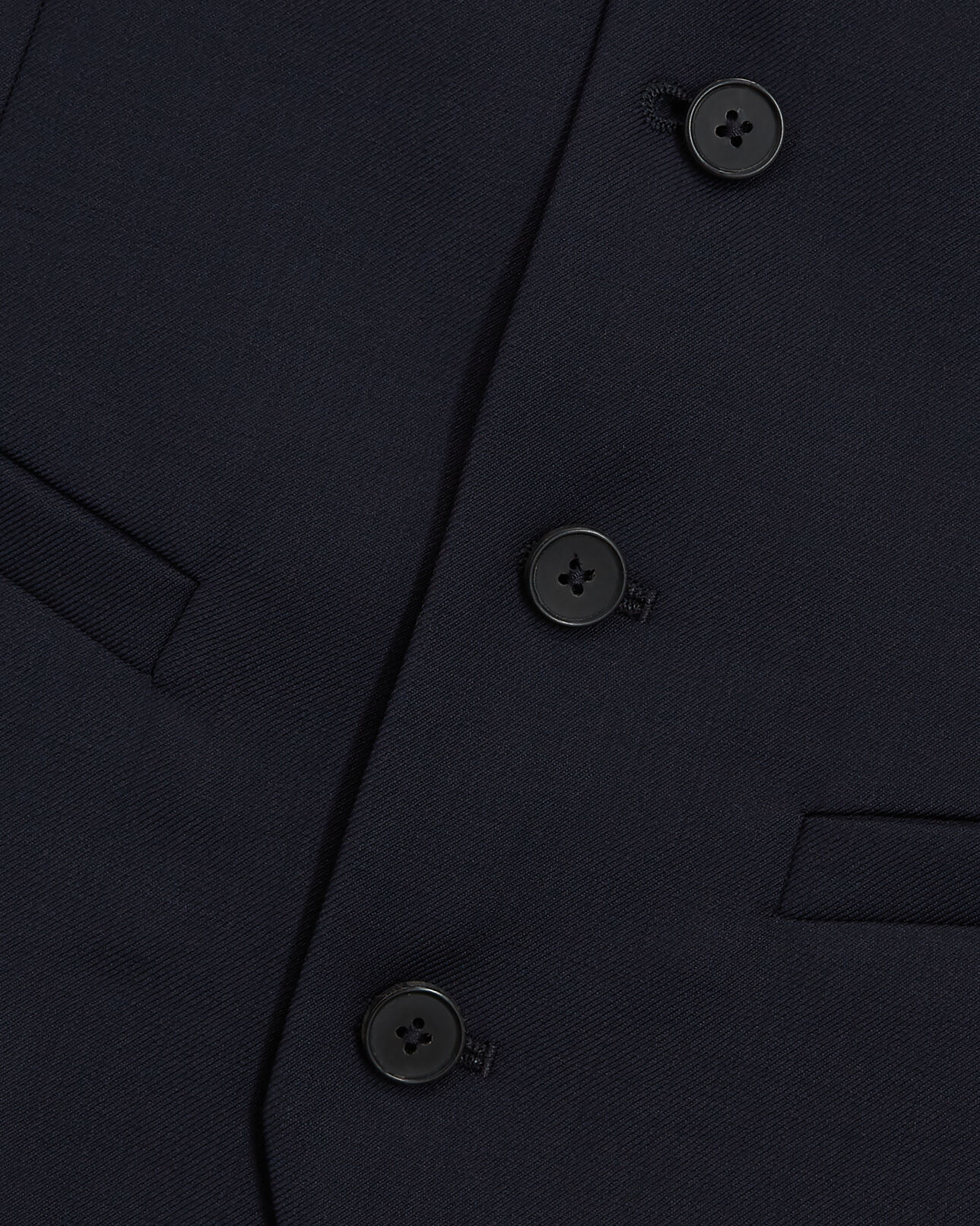 The Kooples HOMME DARK NAVY gilet de costume en laine bleu marine coupe tailleur