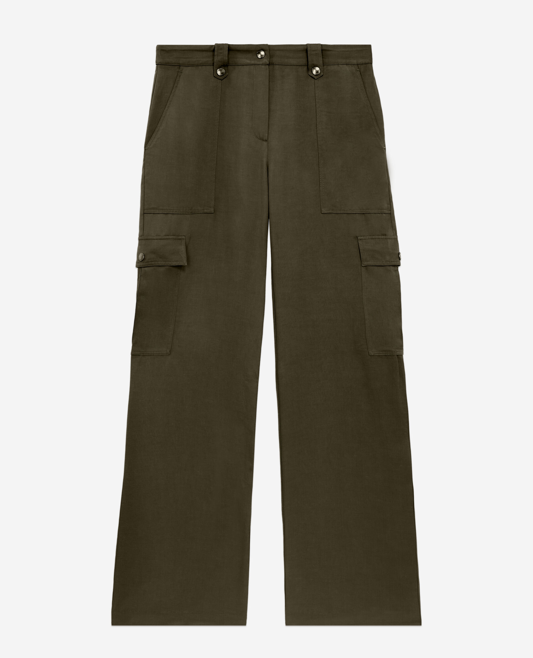 Khaki cargo pants, KAKI, hi-res image number null