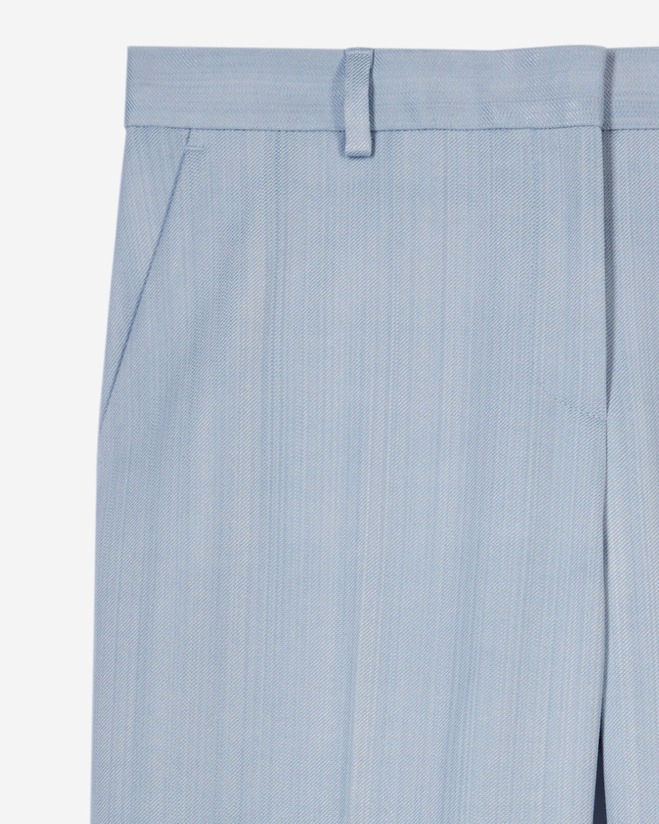The Kooples FEMME BLUE pantalon tailleur lilas