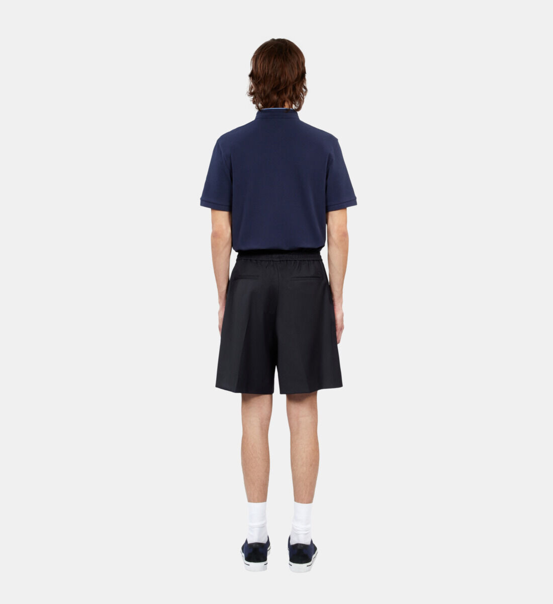 Navy bermuda shorts new arrivals