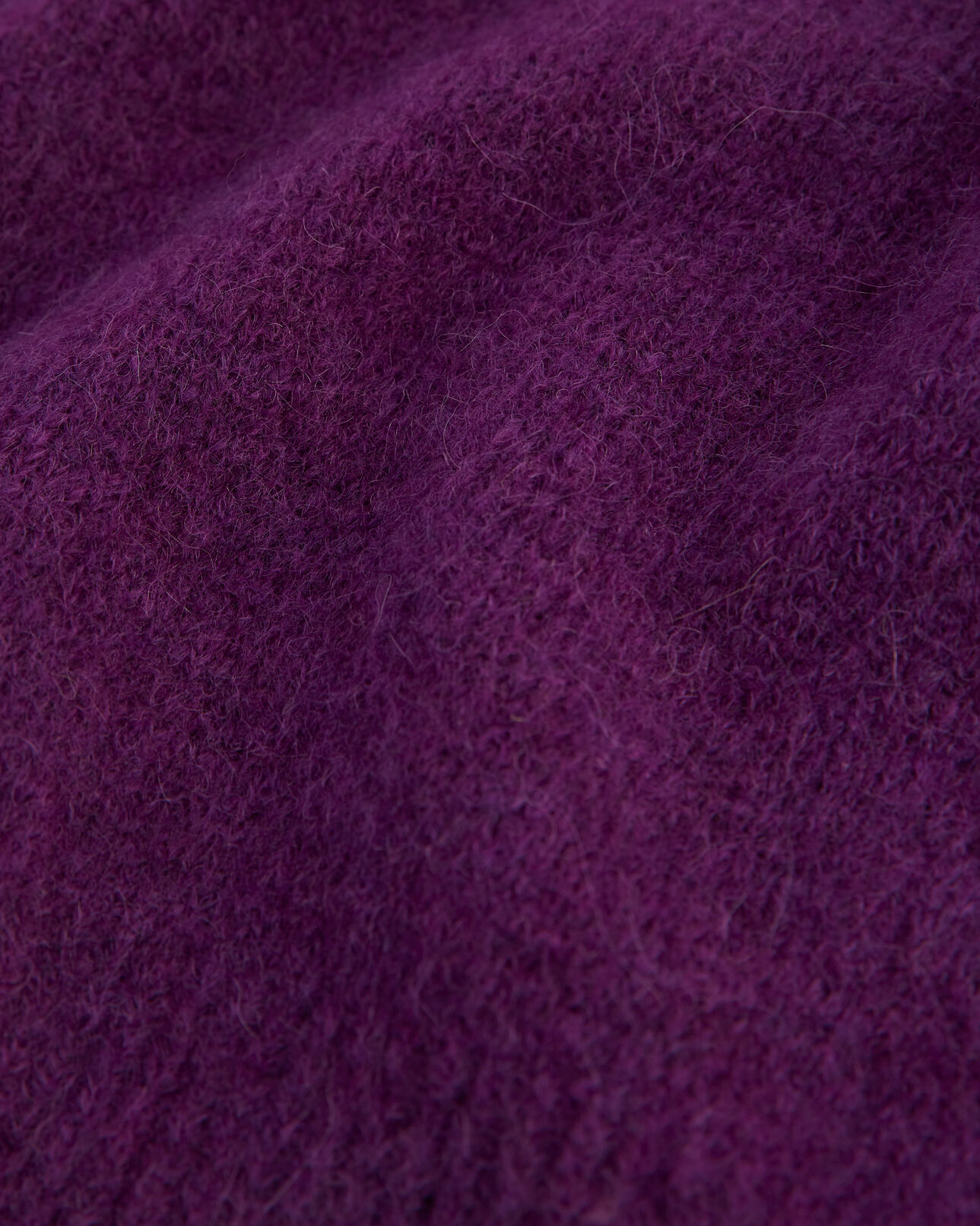 The Kooples WOMEN PURPLE purple v-neck sweater with loose sleeves