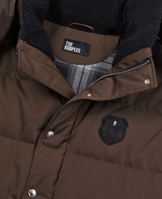 The Kooples HOMME BROWN doudoune blason marron