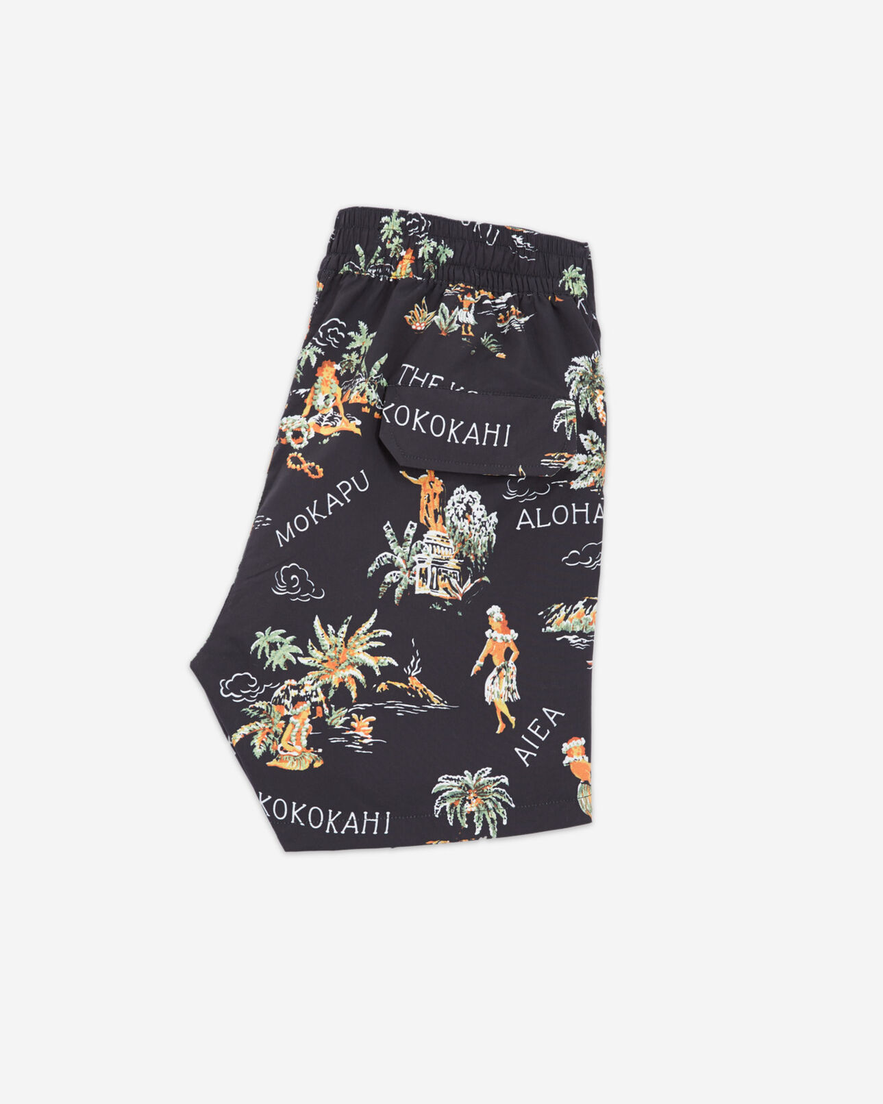 The Kooples HOMBRE BLACK bañador negro estampado hawaiano