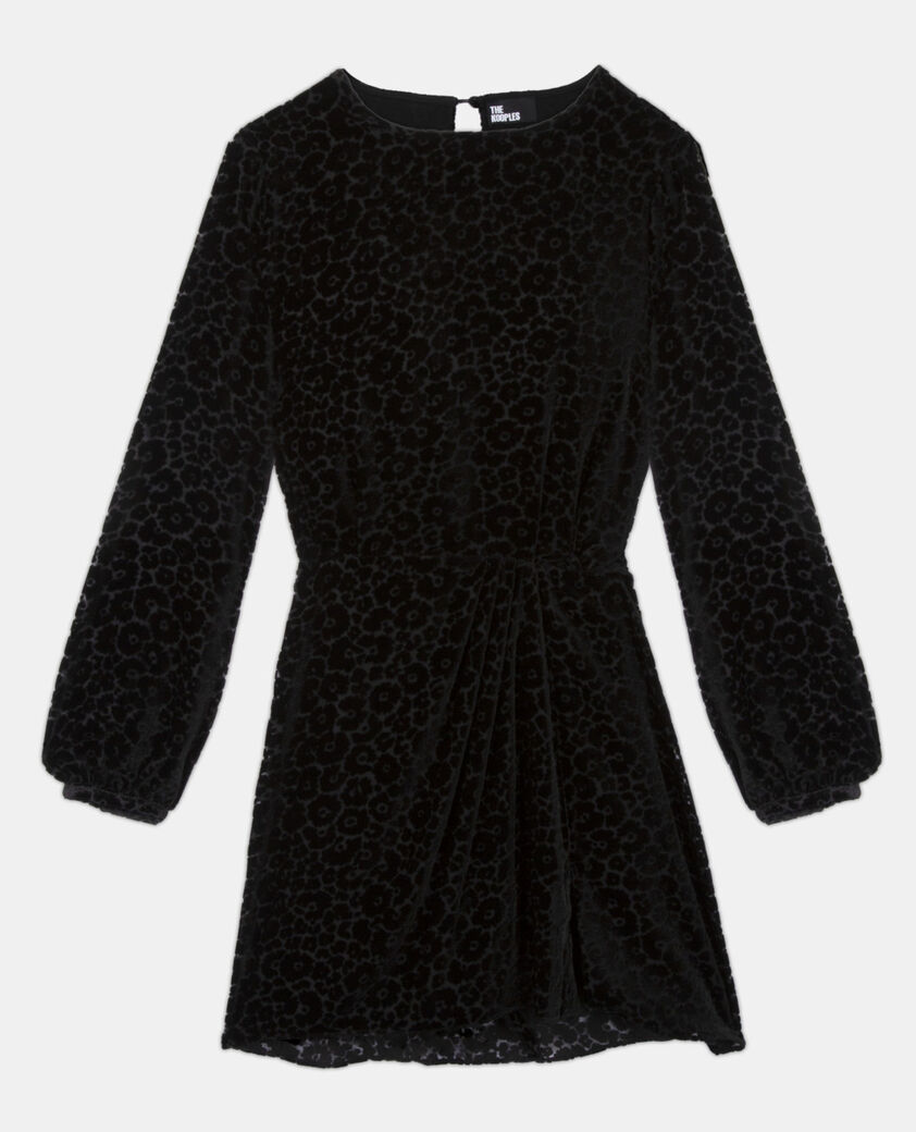 The Kooples FEMME BLACK robe courte noire