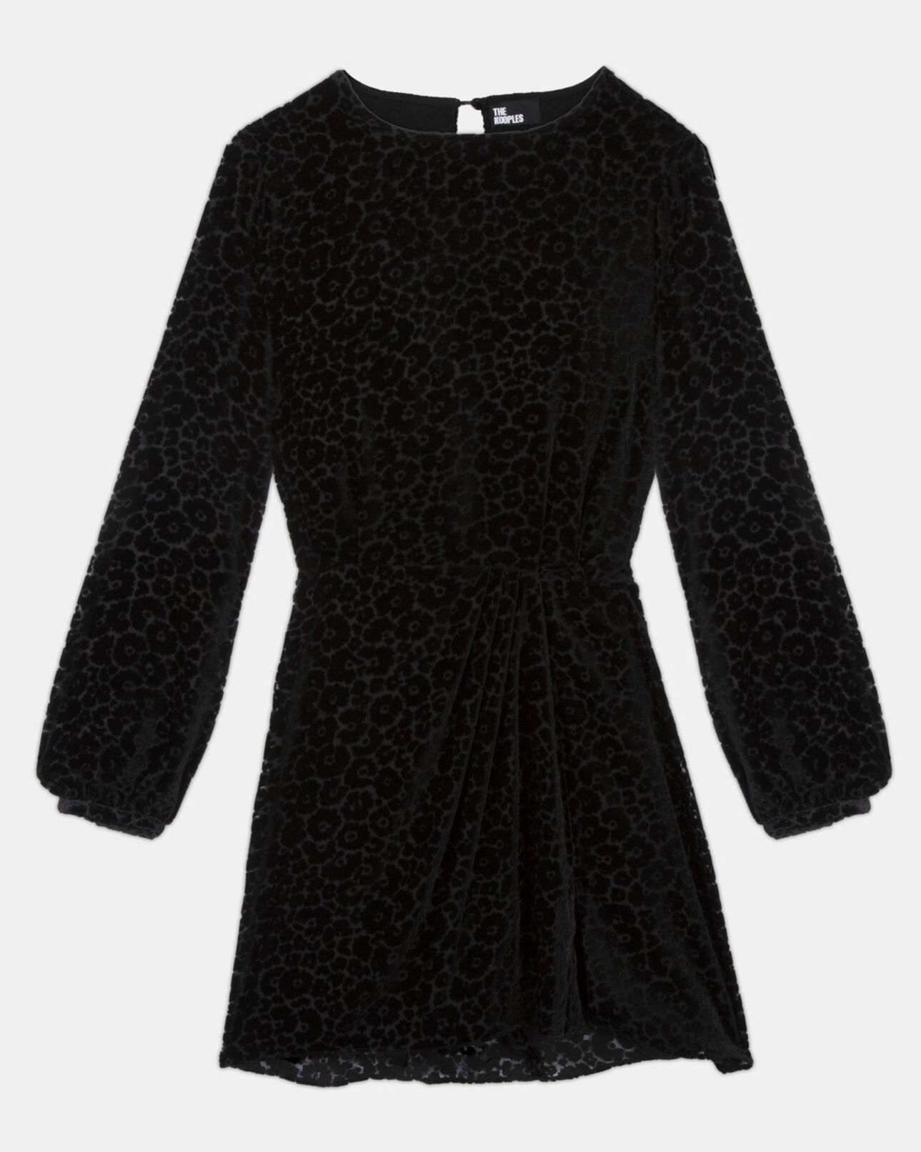 The Kooples WOMEN BLACK short black dress