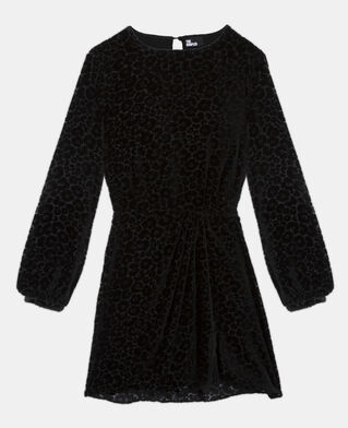 The Kooples FEMME BLACK robe courte noire