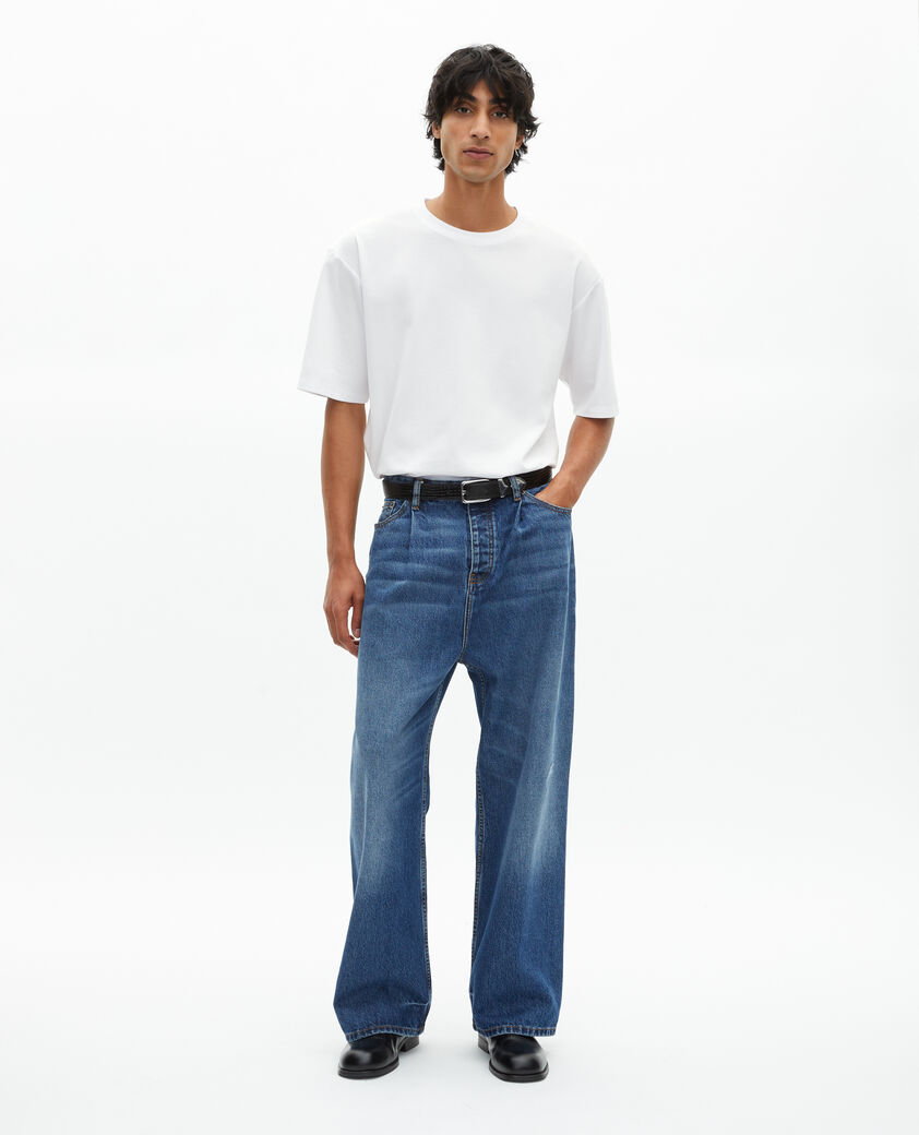 The Kooples HOMME WHITE t-shirt mixte large uni blanc