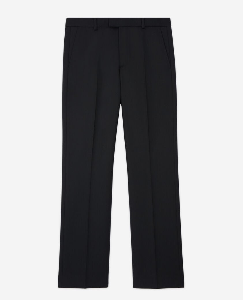 The Kooples HOMBRE BLACK pantalón lana evasé negro