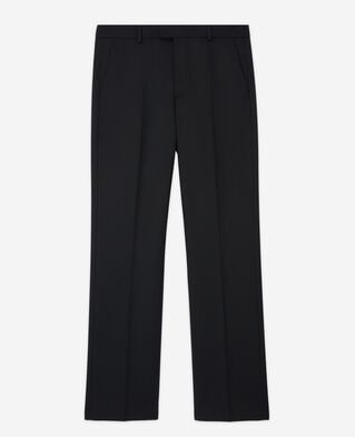 The Kooples H BLACK black wool flared pants