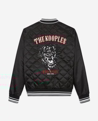 The Kooples H BLACK embroidered black jacket