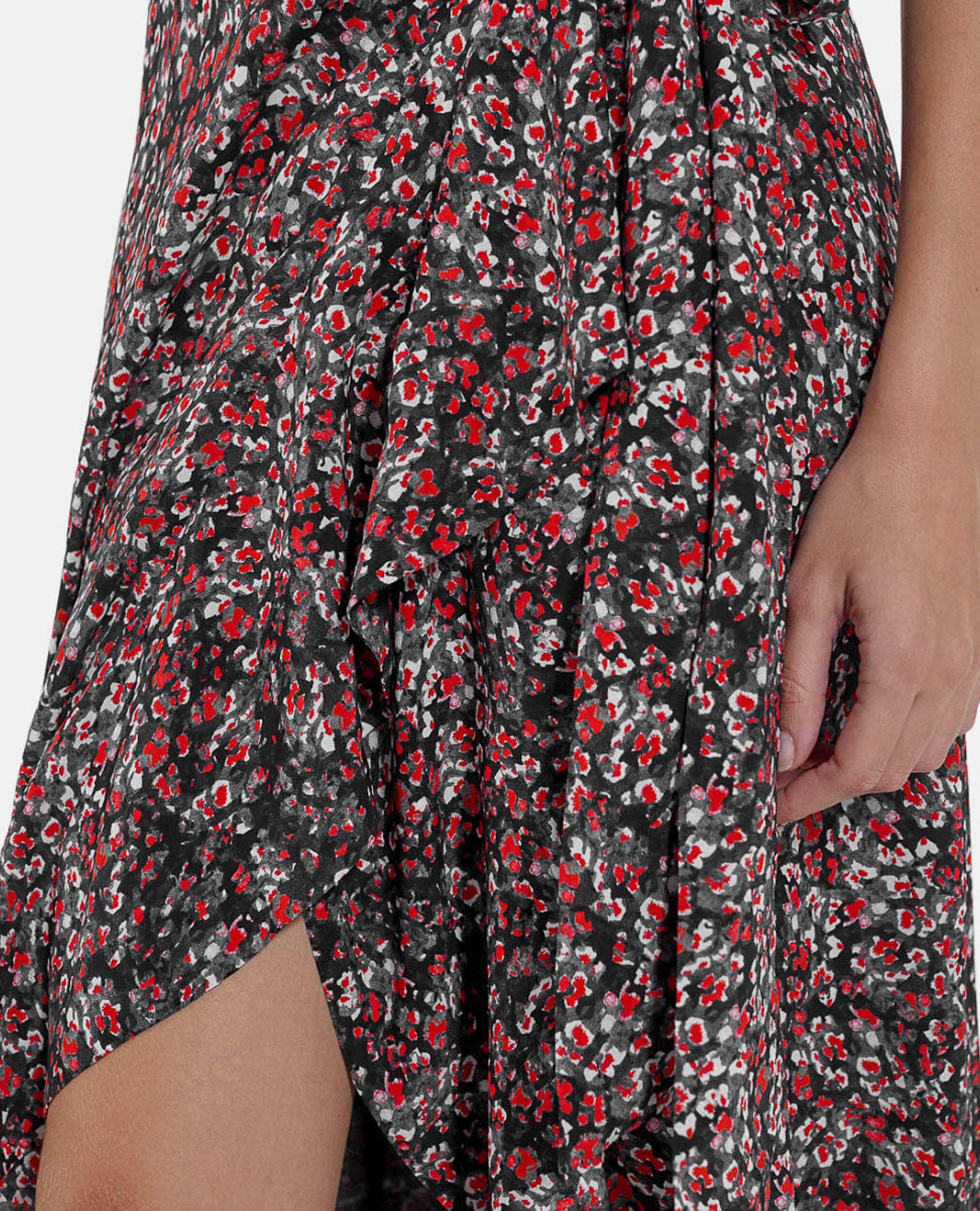 Jupe longue imprim?� fleuri | The Kooples - France