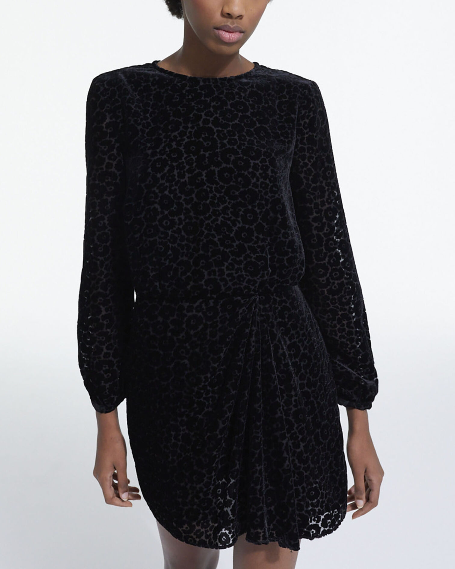 Short black dress, BLACK, hi-res image number null