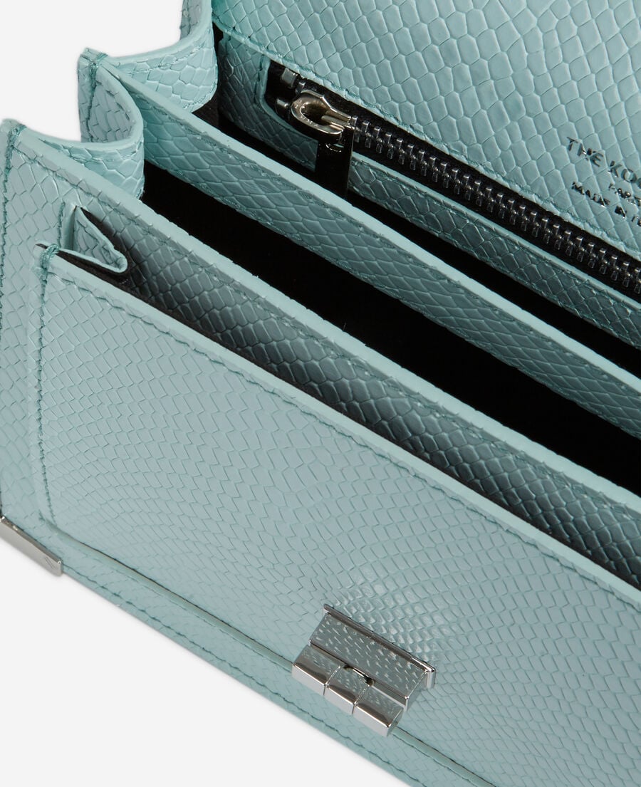 The Kooples FEMME MINT_01 sac emily small en cuir vert