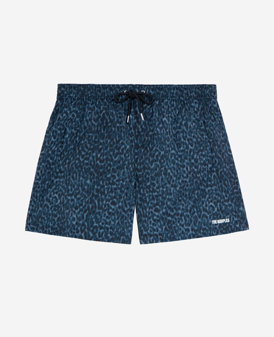 The Kooples H BLUE blue print swimsuit