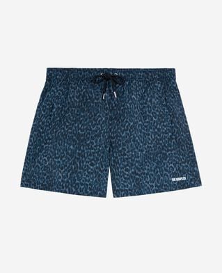 The Kooples MEN BLUE blue print swimsuit