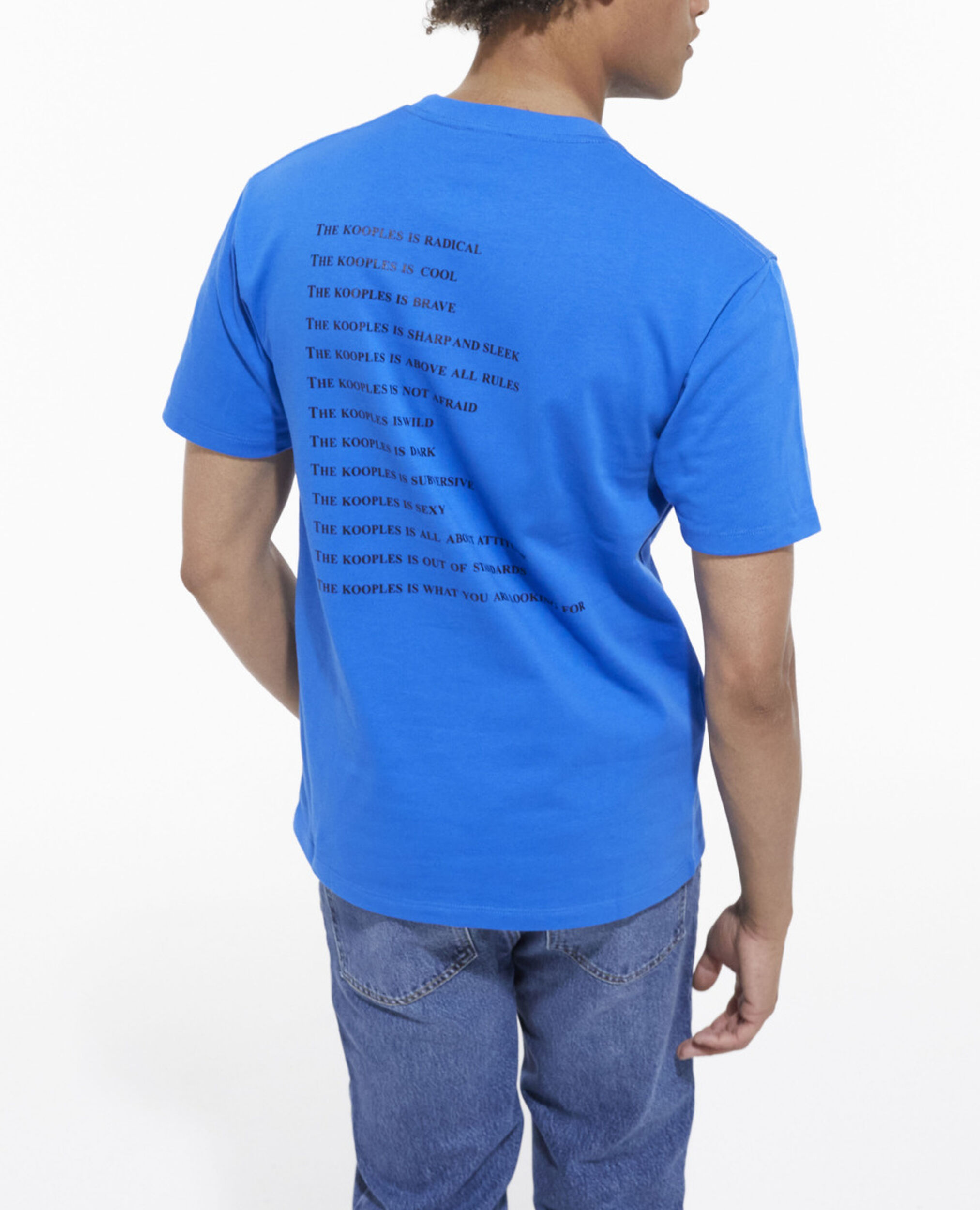 Blue What is T-shirt, INK BLUE, hi-res image number null