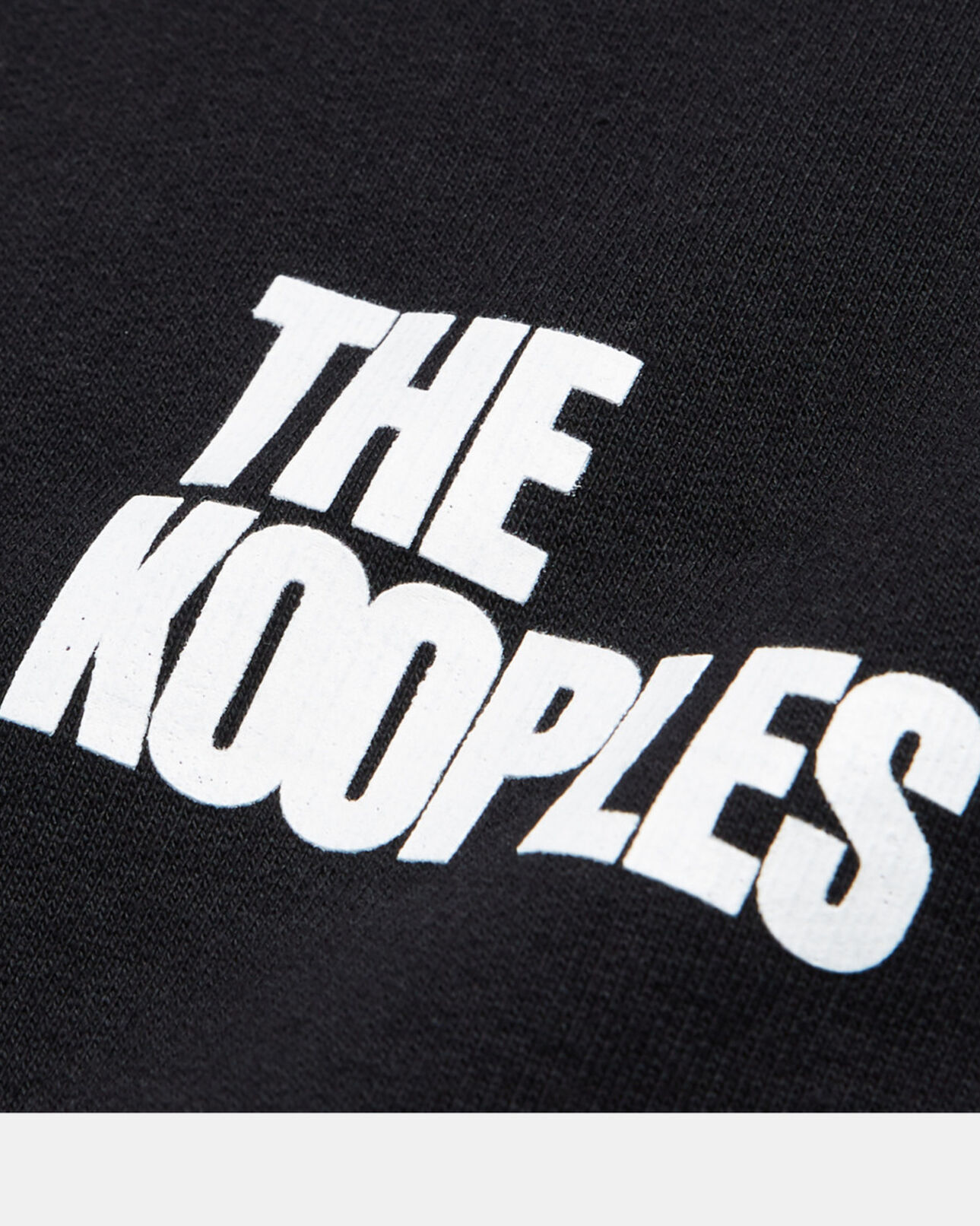 The Kooples MEN BLACK the kooples black logo sweatshirt