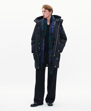 The Kooples HERREN NAVY wasserabweisender parka in marineblau