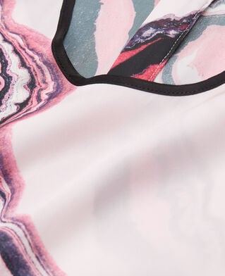 The Kooples WOMEN WHITE PINK printed top