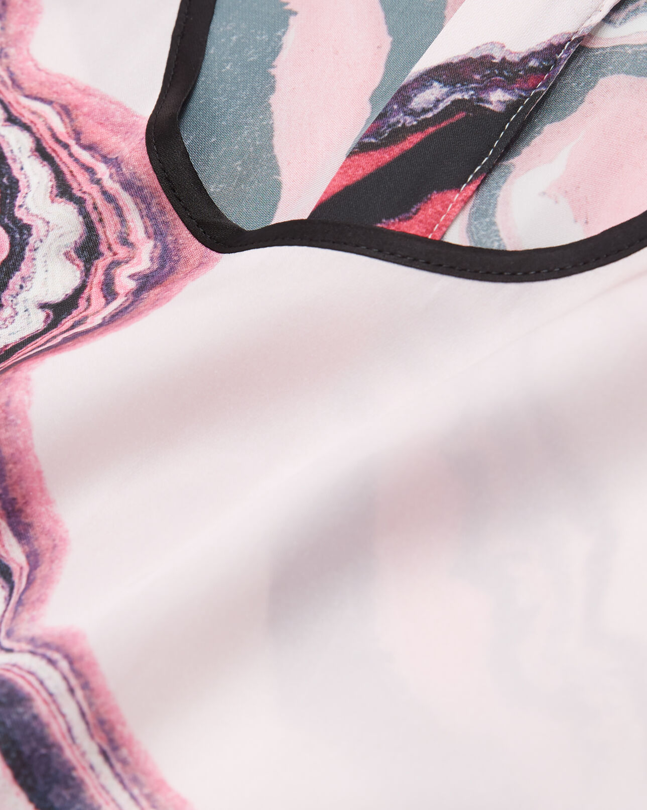 The Kooples FEMME WHITE PINK top imprimé