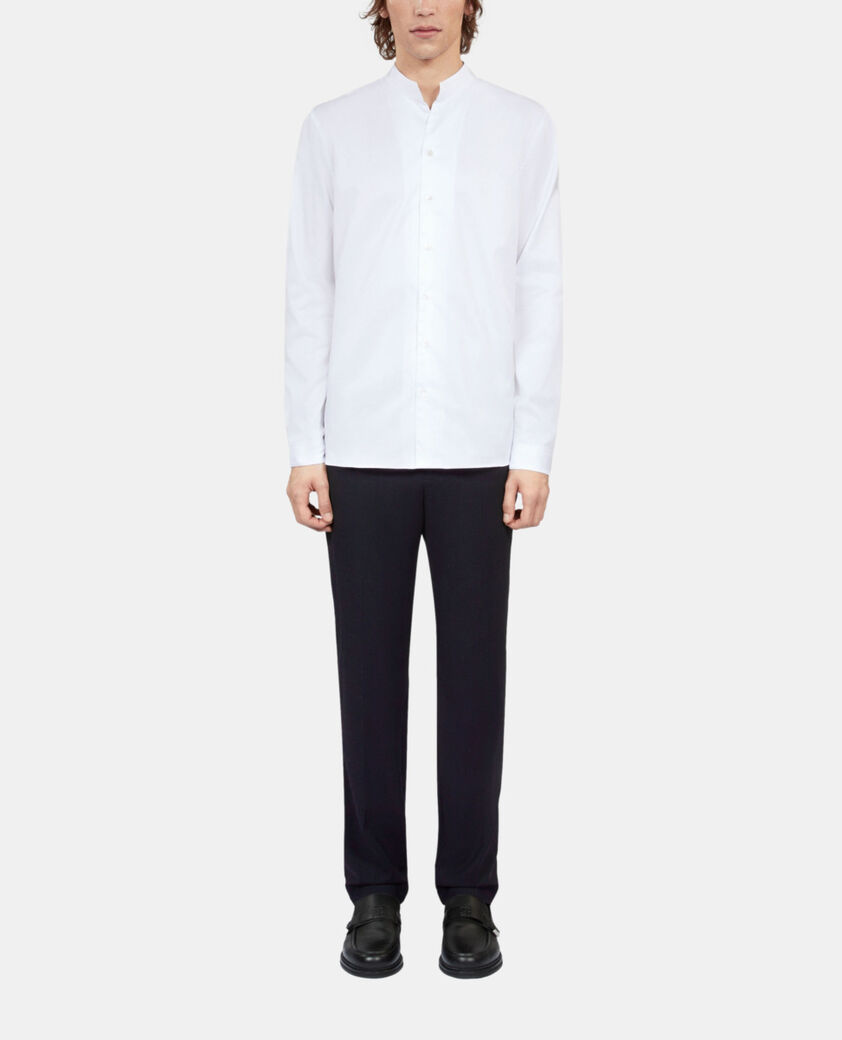 The Kooples H WHITE white twill formal shirt