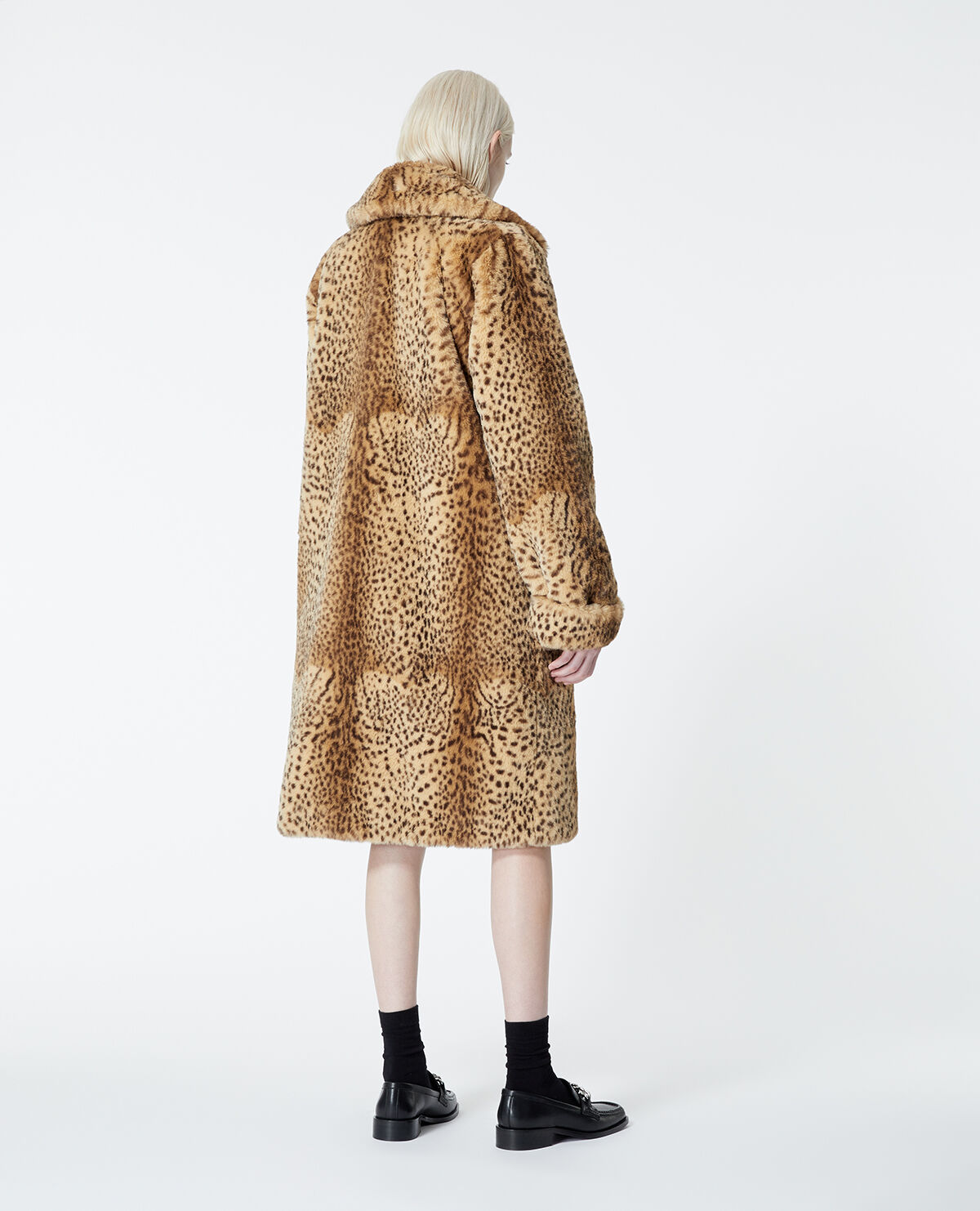 The kooples leopard best sale print coat