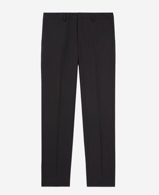 The Kooples MEN BLACK black wool suit trousers