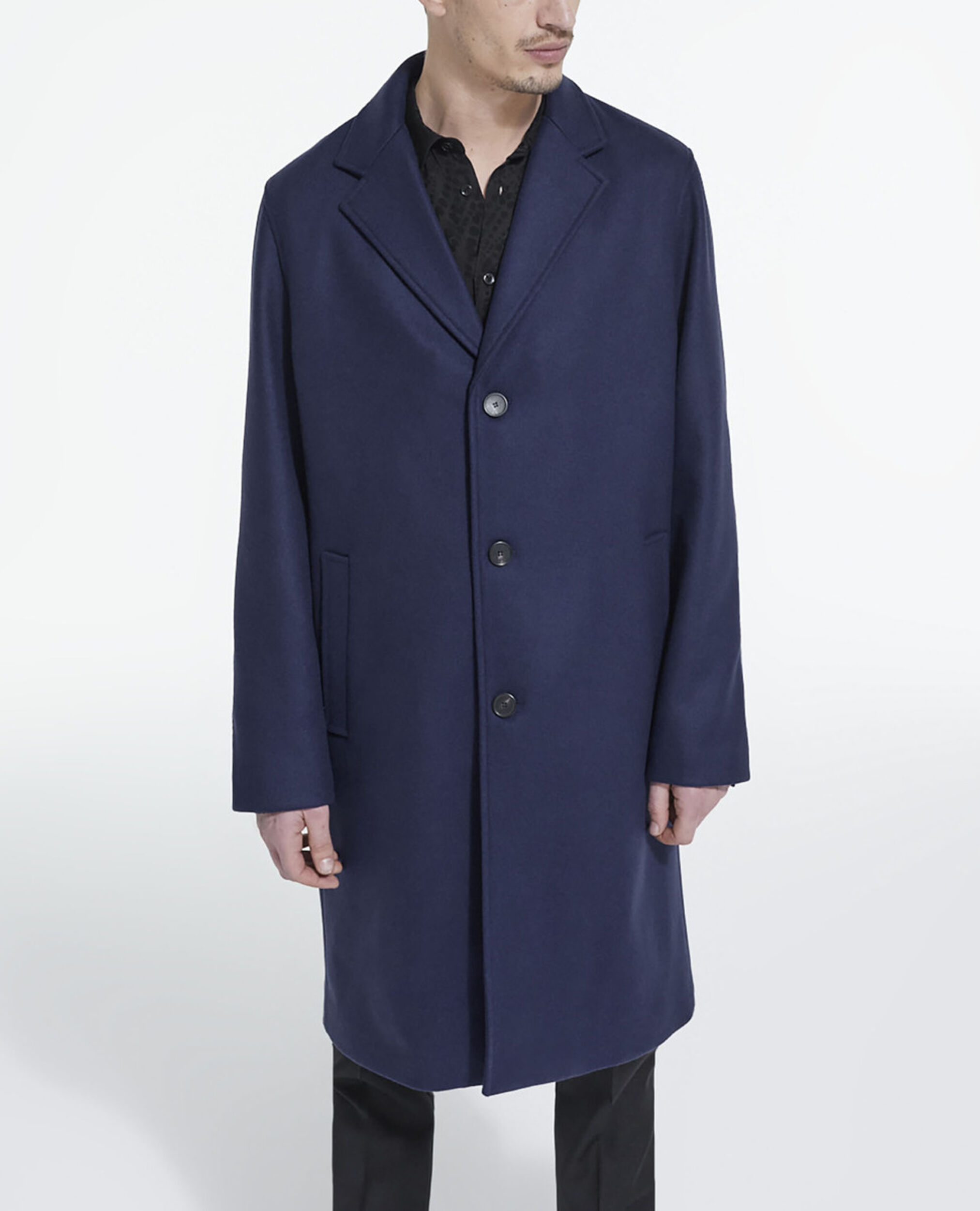 Marineblauer Wollmantel, DARK NAVY, hi-res image number null
