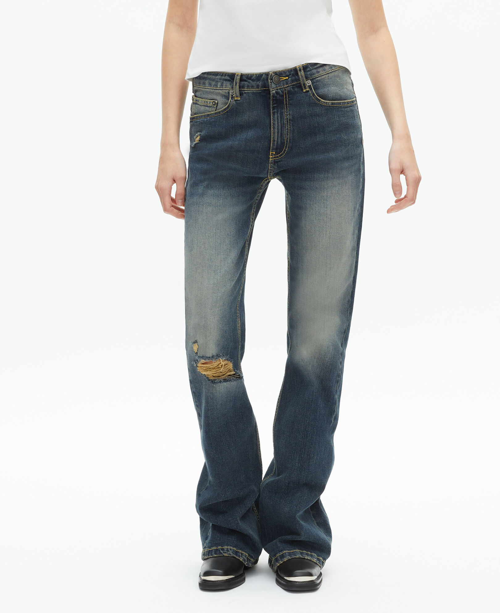 The Kooples WOMEN USED blue flare jeans
