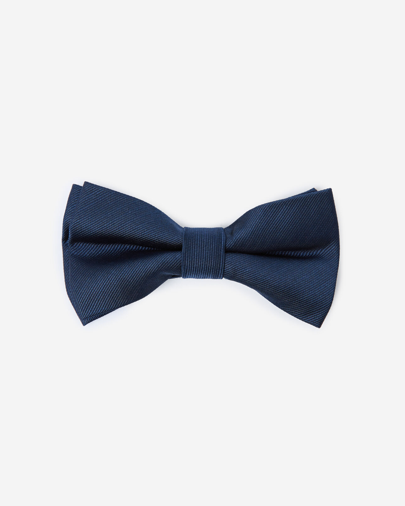 The Kooples MEN NAVY plain navy blue bow tie in silk