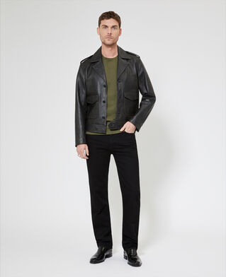 The Kooples H FORET t-shirt with the kooples khaki crest