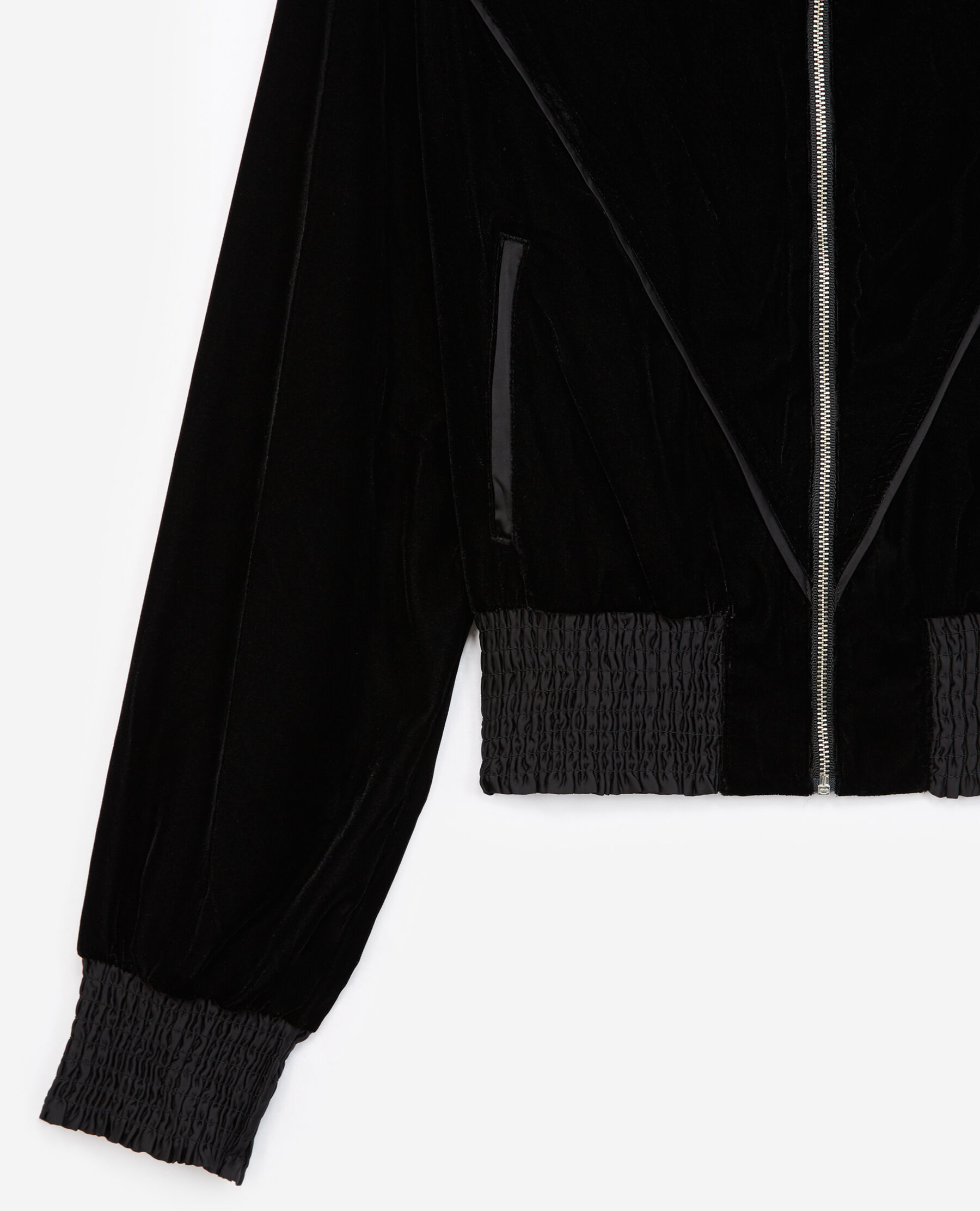 The kooples velluto velvet bomber jacket store