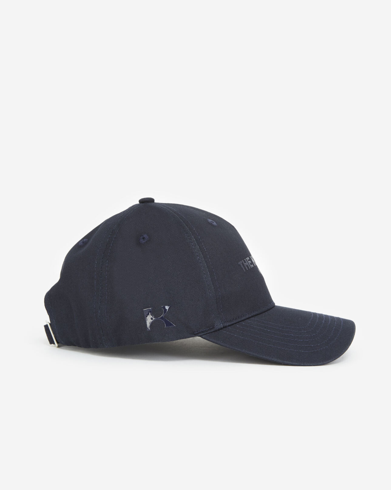 The Kooples MEN BLUE PETROL navy blue cap in cotton with logo