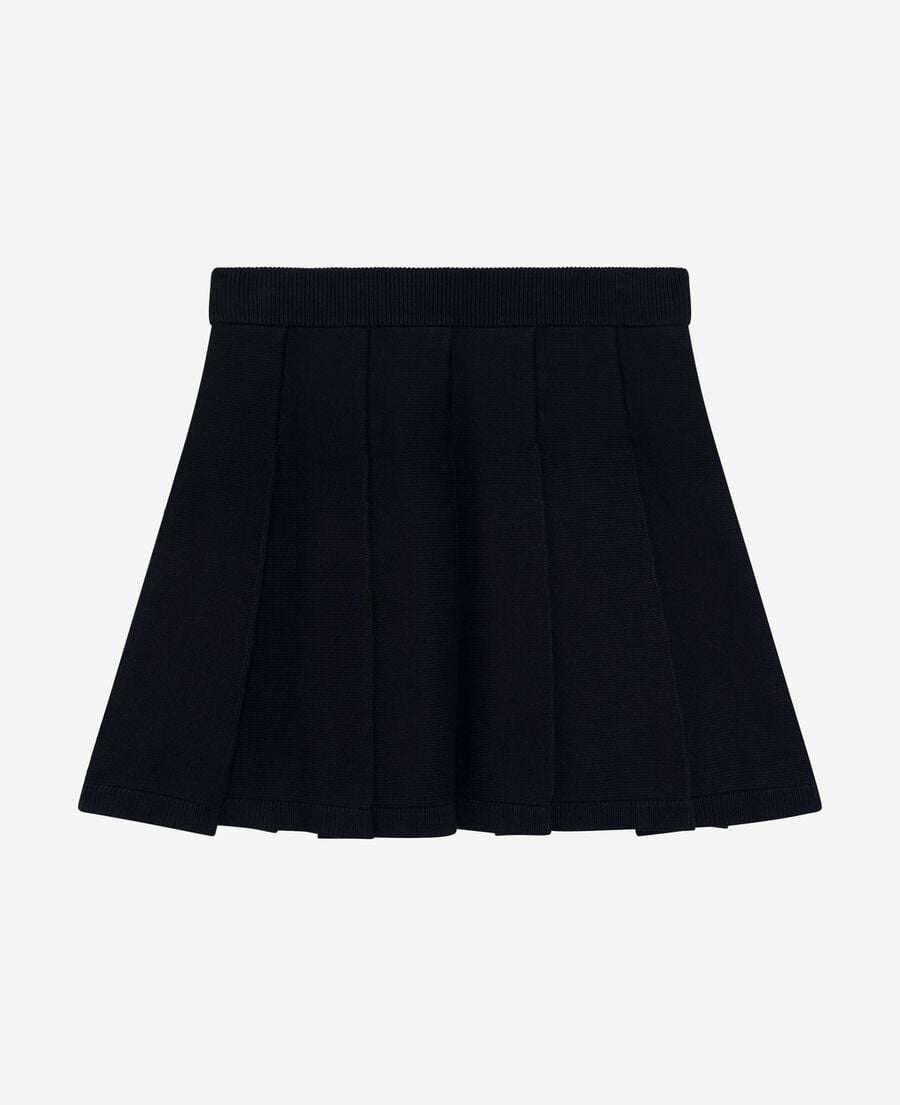 The Kooples WOMEN NAVY short black mesh skirt