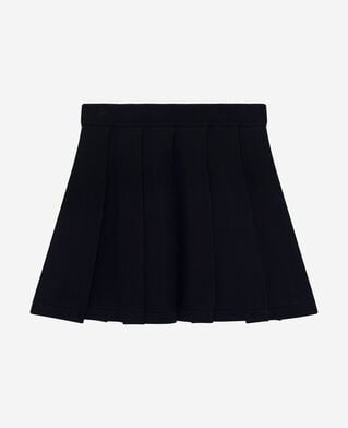 The Kooples WOMEN NAVY short black mesh skirt