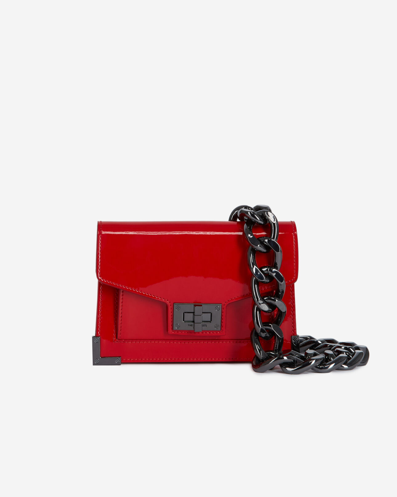 The Kooples WOMEN RED emily belt in red leather