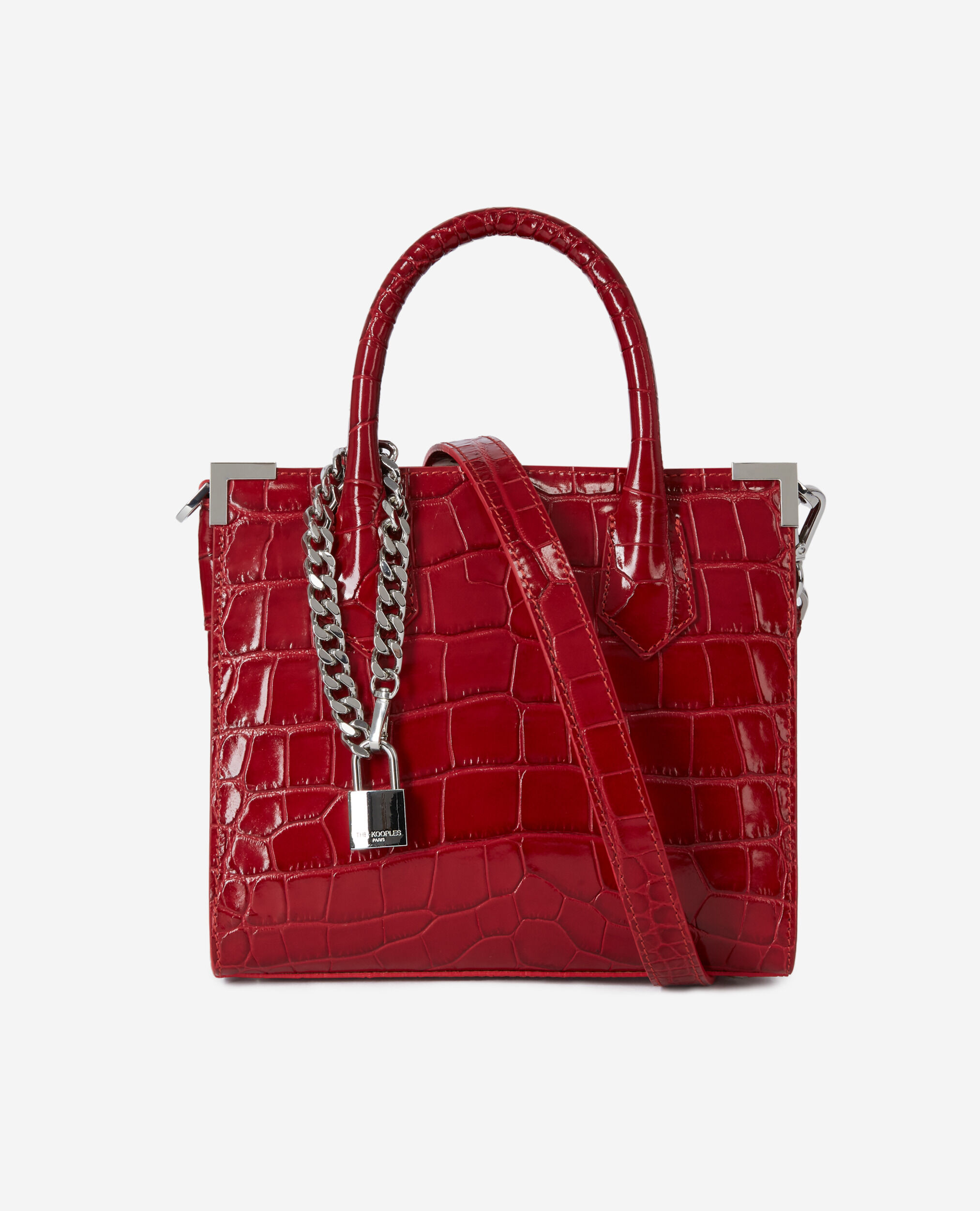 Medium Ming bag in red leather, RED RISK, hi-res image number null